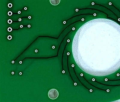 Indukční rotační senzor PCB